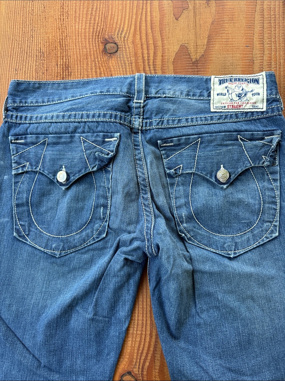 True Religion men’s Blue Straight Jeans
